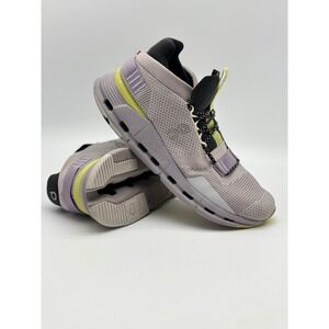 On Cloudnova Lavender Lime Green Running Shoes Sneakers 26.98313 Womens 9.5